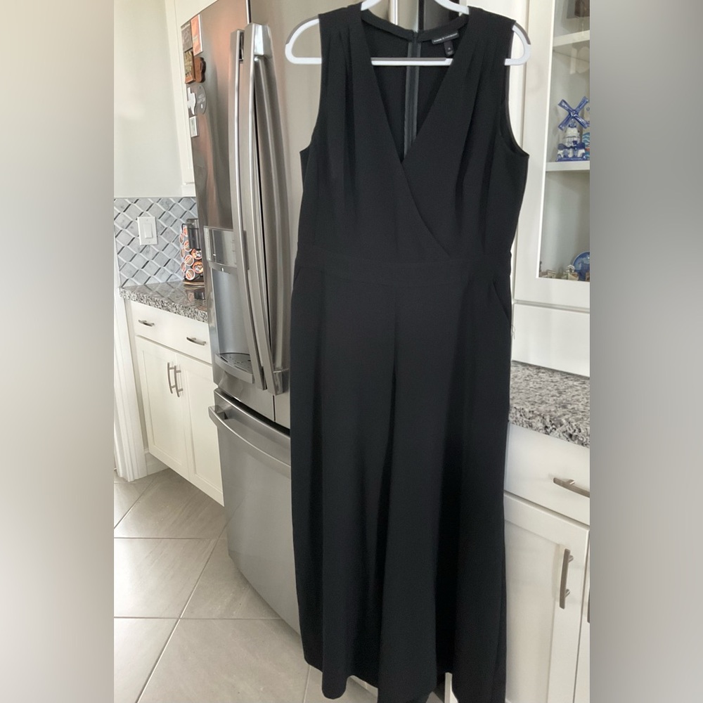 Lane Bryant Chic Black Sleeveless Jumpsuit